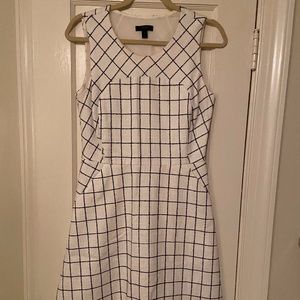 J Crew Windowpane Mini Dress